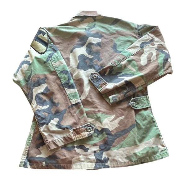 Vintage US Army Camo Utilitarian Military Short Jacket XS - Picture 8 of 8